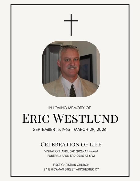 Eric Westlund Lexington, KY Death, Obituary